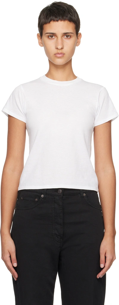 The Row Women's Tommy Cotton Crop T-shirt In Off White