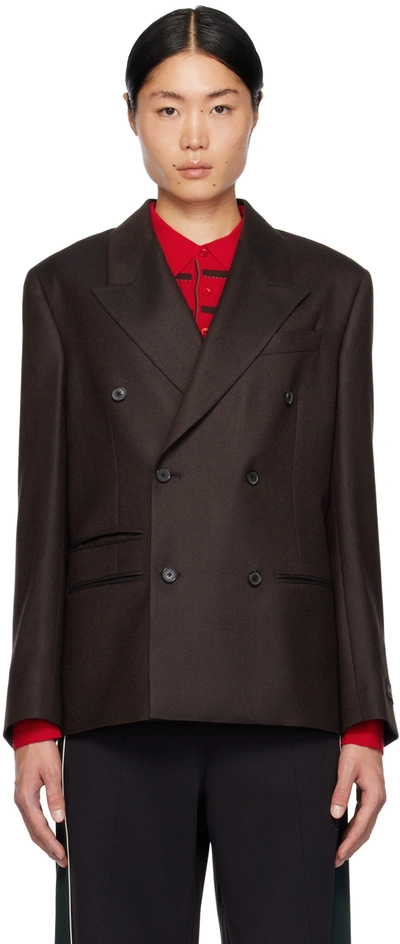 Shop Paul Smith Brown Commission Edition Blazer In 69 Browns