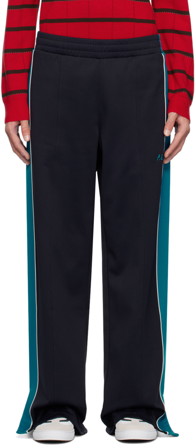 Shop Paul Smith Navy Commission Edition Sweatpants In 49 Blues