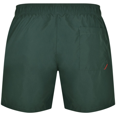 Shop Hugo Abas Swim Shorts Green