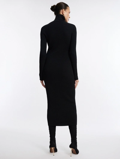 Shop Bcbgmaxazria Alani Graphic Dress In Black Beauty