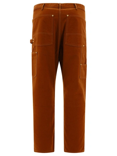 Human Made Men's "duck Painter" Trousers In Brown