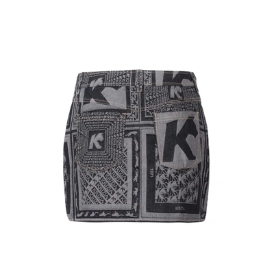 Shop K Krizia Skirt In Black