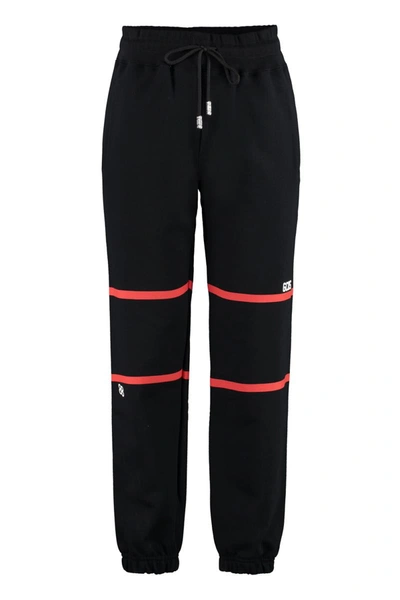 Shop Gcds Logo Print Sweatpants In Black