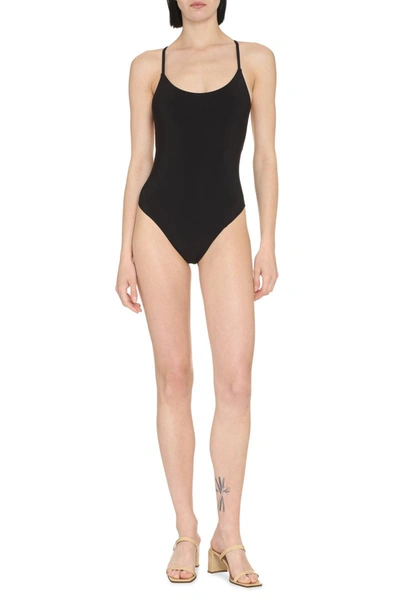 Shop Lido Uno One-piece Swimsuit In Black