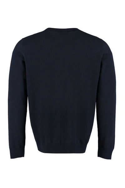 Shop The (alphabet) The (knit) - Cashmere Sweater In Blue