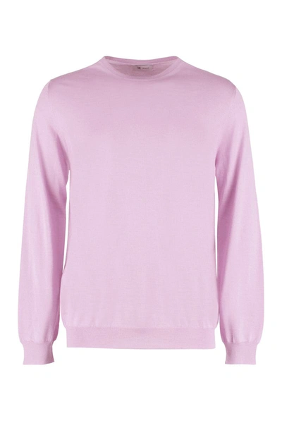 Shop The (alphabet) The (knit) - Cashmere-silk Blend Sweater In Pink