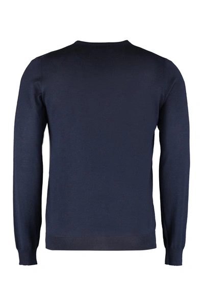 Shop The (alphabet) The (knit) - Crew-neck Cashmere Sweater In Blue