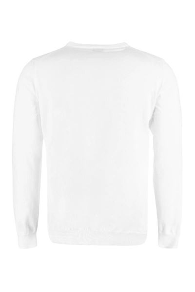 Shop The (alphabet) The (knit) - Fine-knit Sweater In White