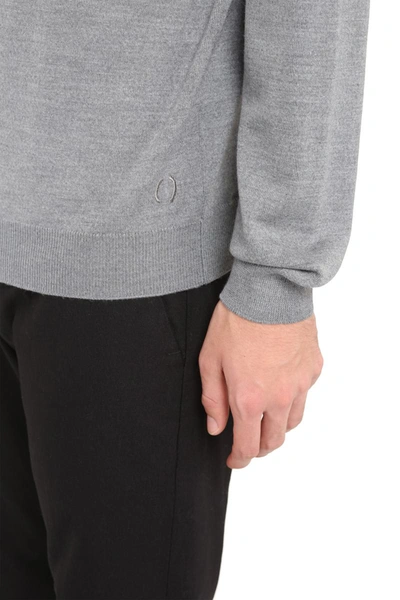 Shop The (alphabet) The (knit) - Wool Pullover In Grey