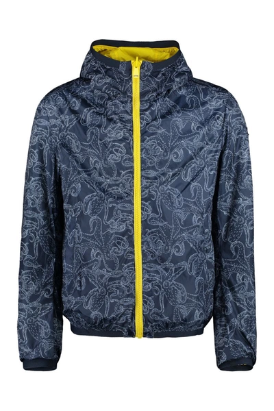 Shop Vilebrequin Reversible Windbreaker-jacket In Yellow