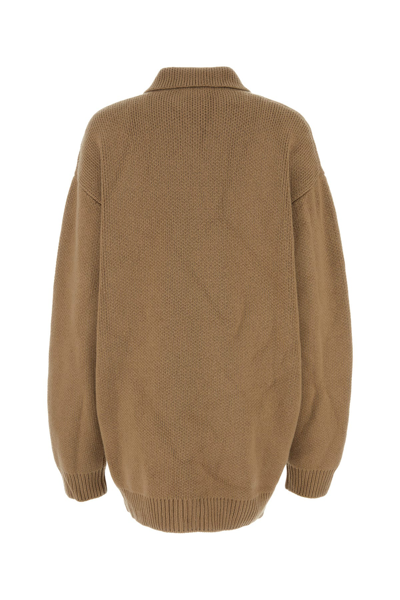 Prada Cardigan In Cashmere Biscotto  Donna