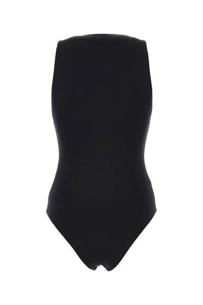 Prada Deep V-neck Swimsuit