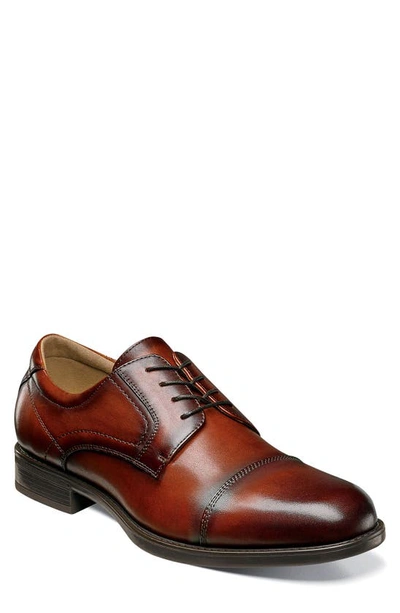 Florsheim Center Cap Toe Derby In Cognac