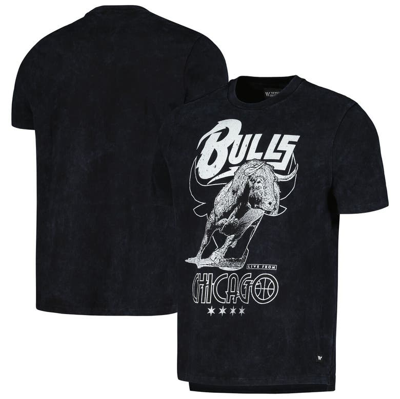 Shop The Wild Collective Unisex   Black Chicago Bulls Tour Band T-shirt