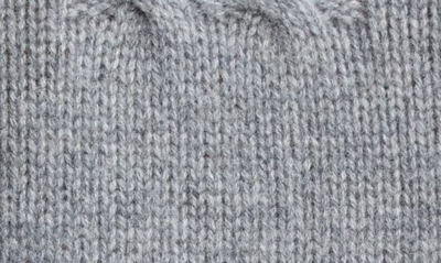 Shop Nili Lotan Poppy Cashmere Sweater In Medium Grey Melange