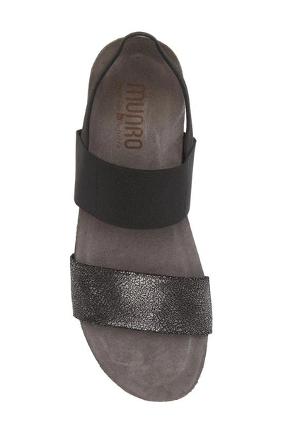 Shop Munro Pisces Sandal In Anthracite
