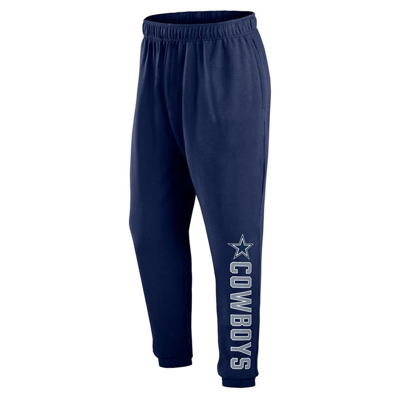 Shop Fanatics Branded Navy Dallas Cowboys Chop Block Fleece Sweatpants