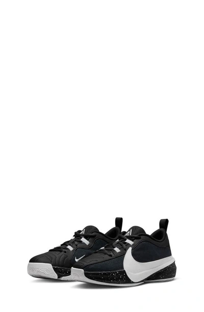 Shop Nike Kids' Giannis Antetokounmpo Freak 5 Basketball Shoe In Black/ White/ Silver
