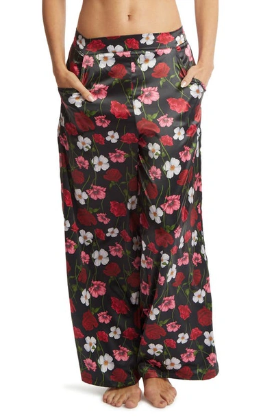 Shop Hanky Panky Luxe Satin Pajama Pants In Am I Dreaming