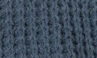 Shop Barefoot Dreams Waffle Knit Baby Blanket In Smokey Blue
