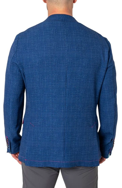 Shop Maceoo Unconstructed Squared Blazer In Blue