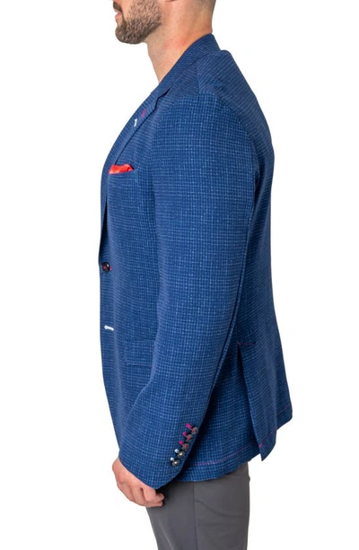 Maceoo Unconstructed Squared Blazer In Blue