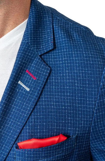 Maceoo Unconstructed Squared Blazer In Blue