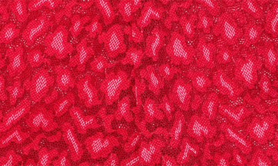 Shop Hanky Panky X-dye Leopard Print Retro Lace Vikini In Berry Sang