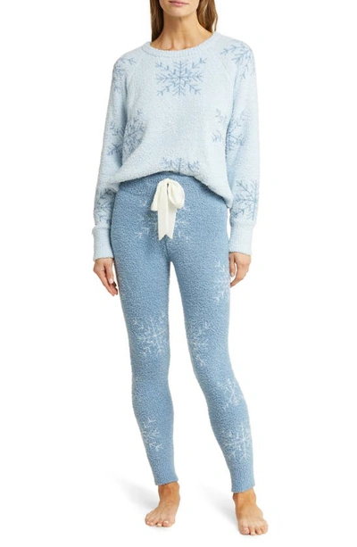 Shop Honeydew Intimates Snow Angel Chenille Pajama Pants In Frost