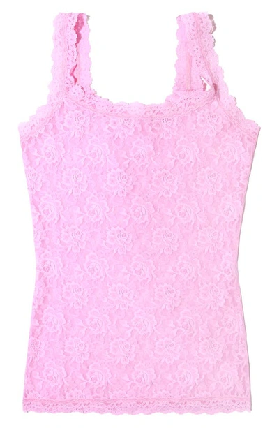 Shop Hanky Panky Lace Camisole In Cotton Candy Pink