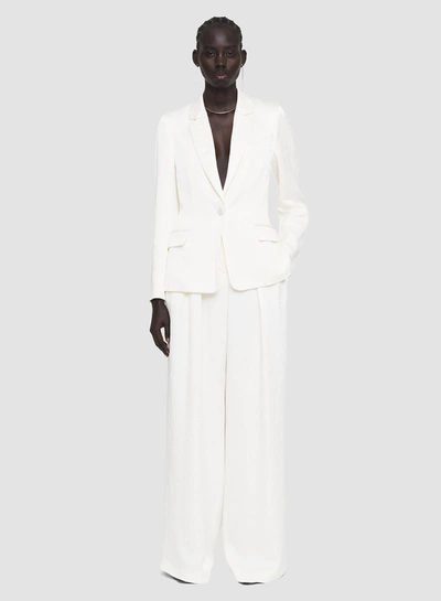 Shop Joseph Textured Viscose Jaoquim Jacket In White