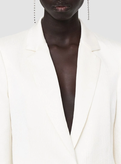 Shop Joseph Textured Viscose Jaoquim Jacket In White