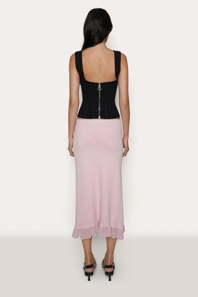 Shop Danielle Guizio Ny Full Length Knit Corset In Black