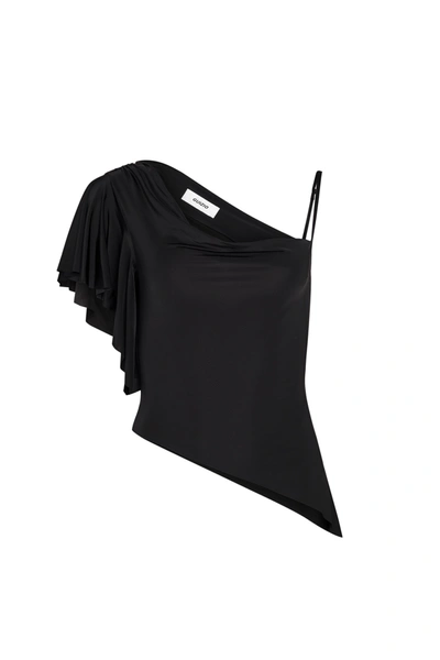 Shop Danielle Guizio Ny Palma Top In Black