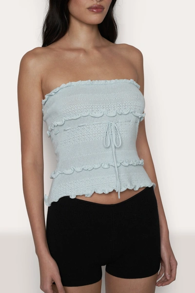 Danielle Guizio Ny Rib Knit Hot Short In Black