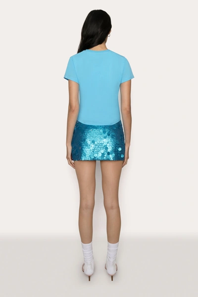 Danielle Guizio Ny Shrunken Tee Sb In Coastal