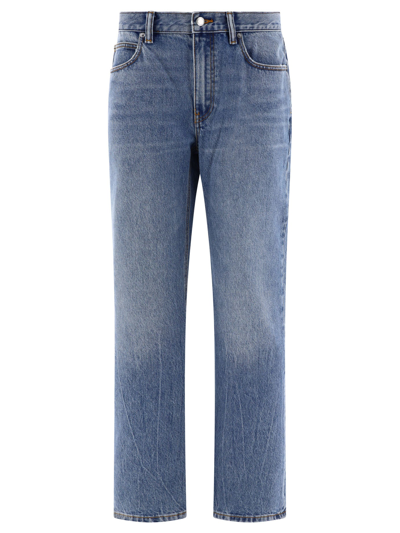 Shop Alexander Wang Jeans With Underwear Detail