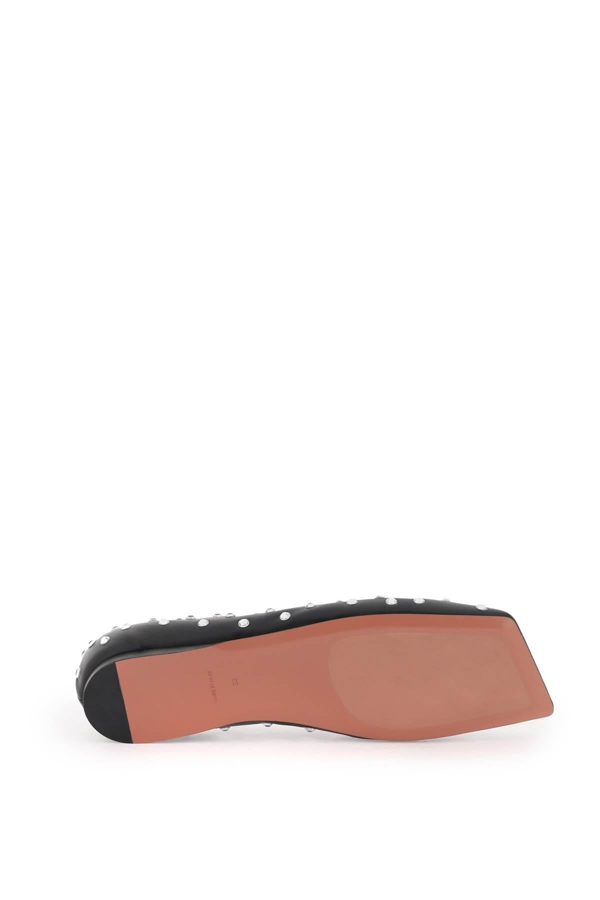 Amina Muaddi Ane ballerina shoes - Black