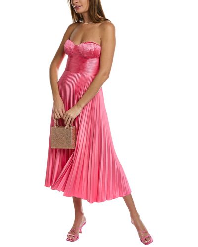 Shop Amur Cocktail Dress In Pink