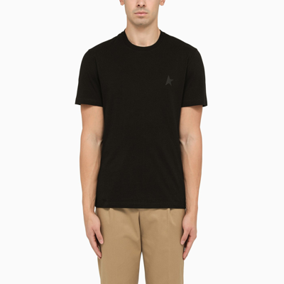 Shop Golden Goose Deluxe Brand Black T Shirt Star Collection
