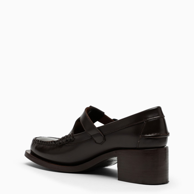 Hereu Alber Heeled Mary Jane Buckle Loafers