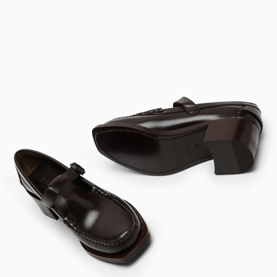Hereu Alber Heeled Mary Jane Buckle Loafers