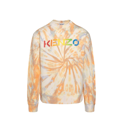 Shop Kenzo Cotton Logo Sweatshirt