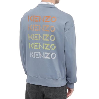Shop Kenzo Oversize Logo Sweatshirt