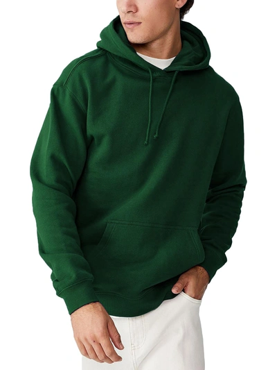 Shop Cotton On Mens Fleece Pullover Hoodie In Green