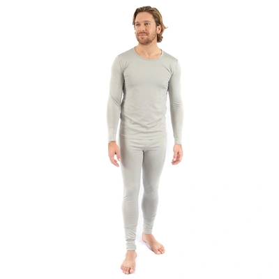 Shop Leveret Mens Two Piece Thermal Pajamas In Multi
