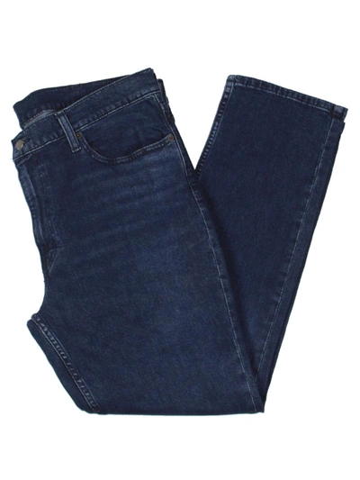 Shop Levi Strauss & Co 511 Mens Denim Mid-rise Slim Jeans In Multi