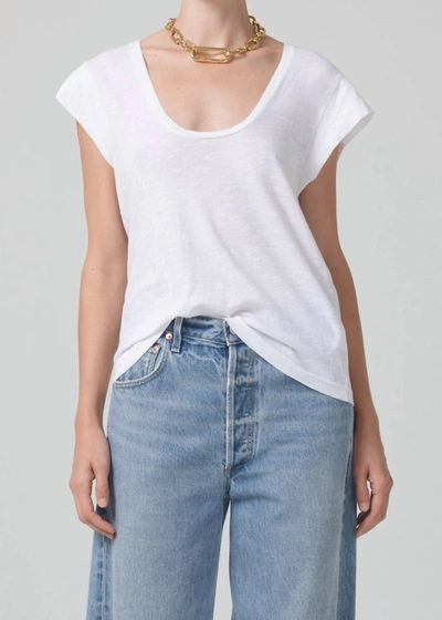 Shop Citizens Of Humanity Inessa Tee In White