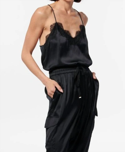 Shop Cami Nyc Racer Charmeuse Cami In Black